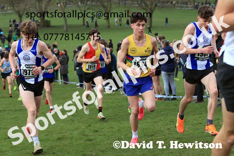 Mens Under-17s, 2024 CAU Inter Counties Cross Country Champs., Wollaton Park, Nottingham. Photo: David T. Hewitson/Sports for All Pics